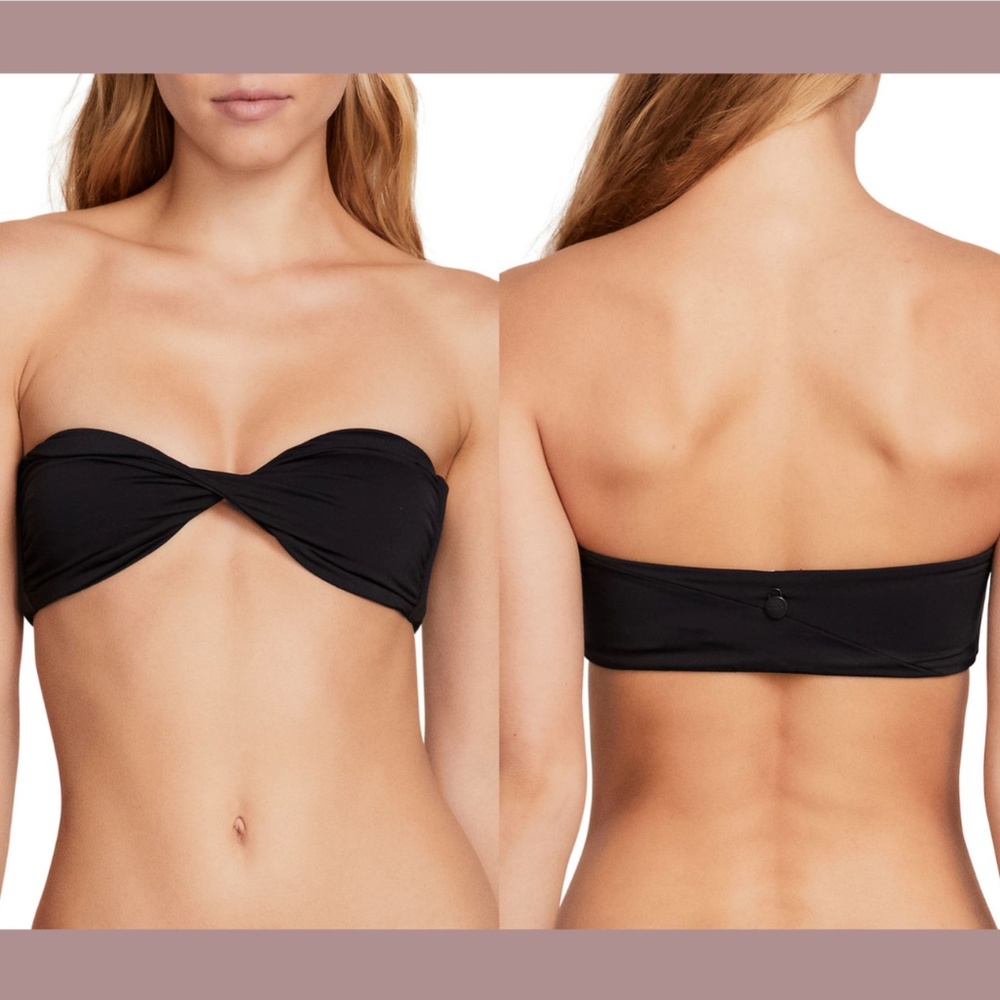 NWT Volcom [ Small ] Simply Seamless Bandeau‎ Twist Bikini Top